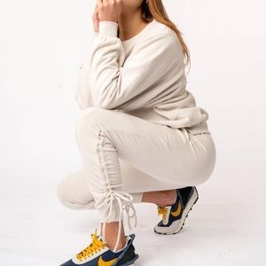 Joggers with Ruching Detail